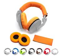 Voarmaks Almohadillas de cuero de proteína gruesas y suaves y kits de reemplazo de cojín para la diadema compatibles con auriculares Pioneer HDJ-X5 X5BT HDJ-X7 X7BT HDJ-X10 DJ, con relleno de espuma