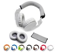 Voarmaks Almohadillas de cuero grueso y suave de proteína y diadema de repuesto compatibles con auriculares Pioneer HDJ-X5 X5BT HDJ-X7 X7BT HDJ-X10 DJ, con relleno de espuma viscoelástica (GreyKits)