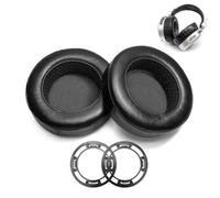 Voarmaks Almohadillas de espuma de piel de oveja de alta calidad compatibles con auriculares HE400 Hifiman HE500 HE4 HE5 HE6 HE5LE (almohadillas para los oídos + anillo de montaje)