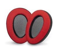 Voarmaks Almohadillas de espuma viscoelástica para auriculares Hifiman Arya Ananda Edición XS X HE1000se HE1000 V2 Jade II, almohadillas de repuesto de poliéster híbrido rojo