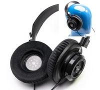 Voarmaks Almohadillas de terciopelo de 100 mm de repuesto compatibles con auriculares Grado SR80 SR80x SR80E SR60 SR60i GS1000 SR325 SR225 RS1 y más experiencia auditiva actualizada