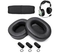 Voarmaks DC ONE-X Series - Kit de actualización de almohadillas para orejas + cojín para la diadema, compatible con auriculares de aviación David Clark DC ONE-X XA XH XP incluyendo sellos para los