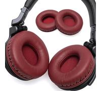 Voarmaks Elegantes opciones de color almohadillas de espuma compatibles con auriculares Pioneer HDJ CUE1 Cue One, HDJ500 DJ (almohadillas rojas)