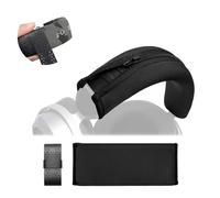 Voarmaks Funda para diadema, cojín de neopreno de doble capa compatible con auriculares Focal Utopia, Clear, Elegia, Clear Mg, Elex, Stellia, Celestee, Radiance, protección de cinta (negro)