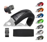 Voarmaks HDJ X7 - Funda de cojín de repuesto para diadema, compatible con auriculares Pioneer DJ Series, protección de cinta de neopreno (negro)