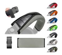 Voarmaks HDJ X7 - Funda de cojín de repuesto para diadema, compatible con Pioneer DJ Series, protección de cinta de neopreno (gris)