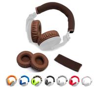 Voarmaks Kit de repuesto para auriculares Pioneer HDJ-X5 X5BT HDJ-X7 X7BT HDJ-X7BT HDJ-X7BT HDJ-X10 con acolchado de espuma viscoelástica (marrón)