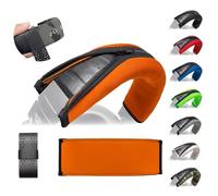Voarmaks M50X - Funda para diadema de neopreno de doble capa compatible con auriculares Audio Technica ATH M50 M50X M50XBT M50S M40X M40 M30 M Series - Cinta protectora naranja