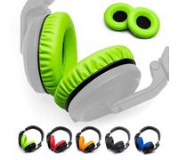 Voarmaks Opciones de color elegantes almohadillas de espuma compatibles con auriculares Pioneer Hdj-X5 X5bt Hdj-X7 X7bt Hdj-X7bt Hdj-X10 Dj (almohadillas verdes L, R)