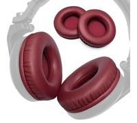 Voarmaks Opciones de color elegantes almohadillas de espuma compatibles con auriculares Pioneer Hdj-X5 X5bt Hdj-X7 X7bt Hdj-X7bt Hdj-X10 Dj (rojo, almohadillas L, R)