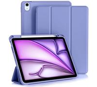 Vobafe Funda Compatible con iPad Air 11 Pulgadas 2025 2024/5 4 Generación 2022/2020(10.9 Pulgadas), Funda Plegable Protector Cover con Portalápiz, Auto-Sueño/Estela, Violeta