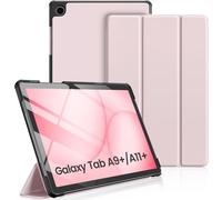 Vobafe Funda para Samsung Galaxy Tab A11+ Plus A9+ Plus 11 Pulgadas (2025/2023), Carcasa rígida Fina y Ligera con Soporte, función de Reposo/activación automática, Rosa Arena