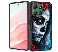 Vobber Funda para Moto G Power 2026, resistente de doble capa híbrida de policarbonato duro, goma suave, a prueba de golpes, funda protectora resistente para Motorola Moto G Power 2025/G Power 2026