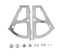 VOBOR Bisagras de Zapatero, 2 Bisagras de Acero Inoxidable para Armario, Herrajes Basculantes para Estante de Zapatos en Cocina, Salón, Armario (Capa Simple)