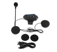 VOBOR Casco de moto con Bluetooth, Auriculares para Casco con Baterías para Altavoces Manos Libres, Intercomunicador Bluetooth para Motocicletas, Diseño de Cinta Mágica, para Motocicleta/ATV/Bicicleta