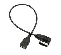 VOBOR Interfaz de música USB, Adaptador de Cable AMI MMI AUX MP3 para Q5 Q7 R8 A3 A4 A5 A6, Adaptador de Cable MP3