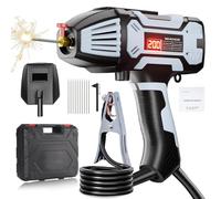 VOBOR Soldadora al Arco Portátil, Soldador Eléctrico Arco de Mano con IGBT y Ajuste Variable de Corriente, Pantalla Digital, Maquina de Soldar para Varilla de Soldar 1,6mm - 3,2 mm