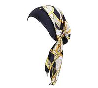 Vobozeany Pañuelo Cabeza Mujer Elegante Verano Turbantes Quimioterapia Musulmanas Respirable Sombrero de Quimio Cómodo Bandana para Cancer Oncológico Pèrdida de Pelo Cabello