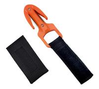 Vobumix Cuchillo De Buceo con Estuche, Cortador De Línea Subacuático para Buceo Aire Libre Y Pesca Submarina.