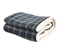 Vobumix Manta Escocesa Vintage, Manta De Lana De Cordero para Invierno, Manta Cálida para Siesta, Manta Mullida para Sofá, Cama Y Sofá