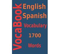 VocaBook English Spanish Vocabulary 1700 Words