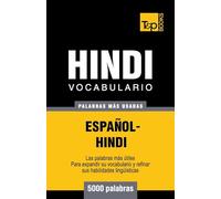 Vocabulario Español-Hindi - 5000 palabras más usadas: 139 (Spanish collection)