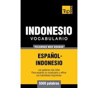 Vocabulario español-indonesio - 5000 palabras más usadas: 157 (Spanish collection)