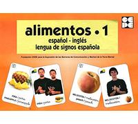 Alimentos 1. Español-ingles. Lengua De Signos Española.