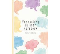Vocabulary Builder Notebook: Record up to 1,000 words
