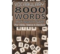 Vocabulary Multi Puzzle: Multi Puzzles with Easy to Read Print about Vocabulary, General Knowledge and More I 6X9 inches, 400 pages I 200 puzzles ... Gift for Vacation, Holidays and Relaxation