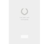 VOCABULARY NOTEBOOK | Elegant Pastel Collection: Vocabulary notebook | A4 | 120 Pages | Ivory Cover | Two-Column Word Practice (Amofiori Academic Collection)
