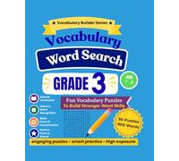 Vocabulary Word Search Grade 3: Fun Vocabulary Builder Puzzles for Kids: Ages 7-8