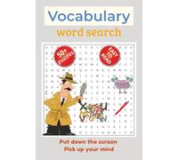 Vocabulary Word Search Puzzle Book: Word Searches with Easy to Read Print for Vocabulary Lovers, Interesting Words, Brain Training, and More | 6x9 ... - Gift for Vacation, Holidays and Free Times