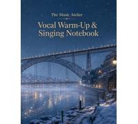 Vocal Warm-Up & Singing Notebook: Winter Recital Edition - voice practice journal for warm-ups, exercises, songs, range notes and vocal progress