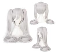 VOCALOID Hatsune Miku Sakura Snow Senbon Zakura Mujeres Peluca de cola de caballo larga Cosplay Disfraz Pelucas de pelo sintético resistente al calor 20