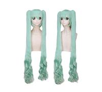 VOCALOID Hatsune Miku Sakura Snow Senbon Zakura peluca larga de cola de caballo para mujer disfraz de Cosplay pelucas de pelo sintético resistente al calor 19