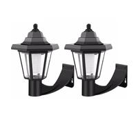 Vocdikficy 2 Uds. Luces Solares para Cubiertas, Poste de Cerca, Luces Solares para Patio, Piscina, Escaleras, Escalones y Caminos, Resistentes A la Intemperie, Luces LED para Cubiertas