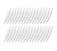 Vocdikficy 32 Dientes de Calabaza de Halloween, Colmillos de Calabaza Espeluznantes, Dientes de Linterna para Decoración del Hogar de Halloween y Actividades Escolares