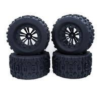Vocdikficy 4 Piezas 125mm 1.9 Juego de Neumáticos de Llanta Beadlock para 1/10 RC Crawler Car TRX4 RC-4WD D90 para Axial SCX10 II III, C