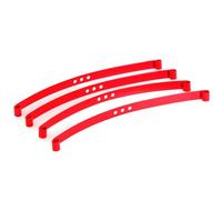 Vocdikficy 4 Piezas de Resorte de Lámina Amortiguadora de Eje Delantero y Trasero de Acero Súper Blando para Accesorios de Piezas de Actualización de Coche RC4WD· TF2· 1/10RC