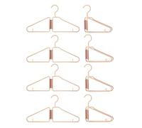 Vocdikficy 8 Perchas Plegables, Perchas Plegables de Plástico, Perchas de Ropa Plegables Portátiles, Perchas de Viaje Plegables (Albaricoque)