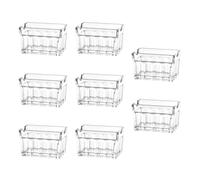 Vocdikficy 8 Soportes Acrílicos para Paquetes de Azúcar, Bolsa de Azúcar, Contenedor de Almacenamiento, Bolsitas de Exhibición para Platos, Cuenco para Pañuelos