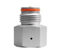Vocdikficy Adaptador Regulador de PresióN de CO2 para Refrescos, Cilindro de TR21-4 Hembra una Tanque de Co2 Macho G1/2