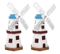 Vocdikficy Adornos de de Viento, Retro Europeo Holandés Estatua de Viento Modelo Rural Escritorio Adornos Decoración Arquitectónica
