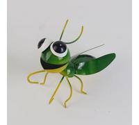 Vocdikficy Arte de Pared de Metal de Insectos, Escultura de Pared de Metal de Langosta 3D, Decoración de Pared Colgante para Exteriores, Decoración de Cerca para Jardín, Juego de 2