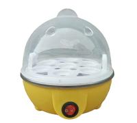 Vocdikficy Cocedor de Huevos Rápido: Cocedor de Huevos Eléctrico con Capacidad para 7 Huevos, para Huevos Duros, Huevos Escalfados y Huevos Revueltos, Enchufe Amarillo de la UE