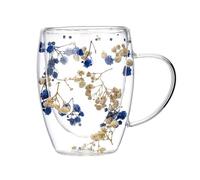 Vocdikficy Creatives Real Vaso Doble Alto de Apariencia Estrella Leche Café Vaso 350ml para el Hogar C