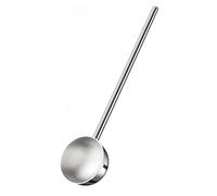 Vocdikficy Cucharón de Sopa Pequeño Cuchara Profunda de Metal de Acero Inoxidable con Vertedor Cucharones para Salsa de Manejar de 2 Onzas Resistente Al 10,5 Pulgadas