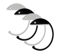 Vocdikficy Gancho de Bolso para Mesa 4 Piezas Colgador de Bolso de Aleación de Aluminio Estilo C Gancho Mesa para Bolso de Escritorio Gancho Antideslizante para Mochila Debajo del Escritorio