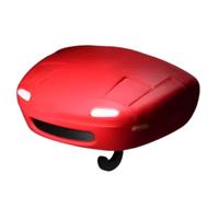 Vocdikficy Gancho para de Coche, Retro para Coche, Soporte de Pared para, Pared Decorativa para Pasillo, Cocina, Granja, Color Rojo